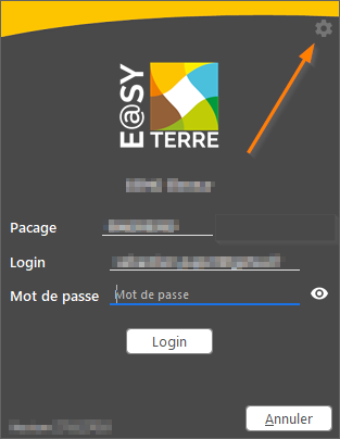 Fenêtre d'identification