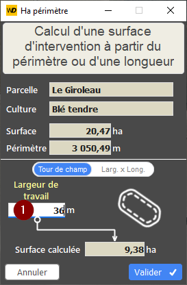 Tour de champ